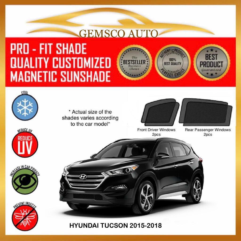 Hyundai Tucson 3rd Gen 2015-2021 ( 6 / 7 pcs )Car Magnetic Sunshade / Rear Windscreen Sunshade