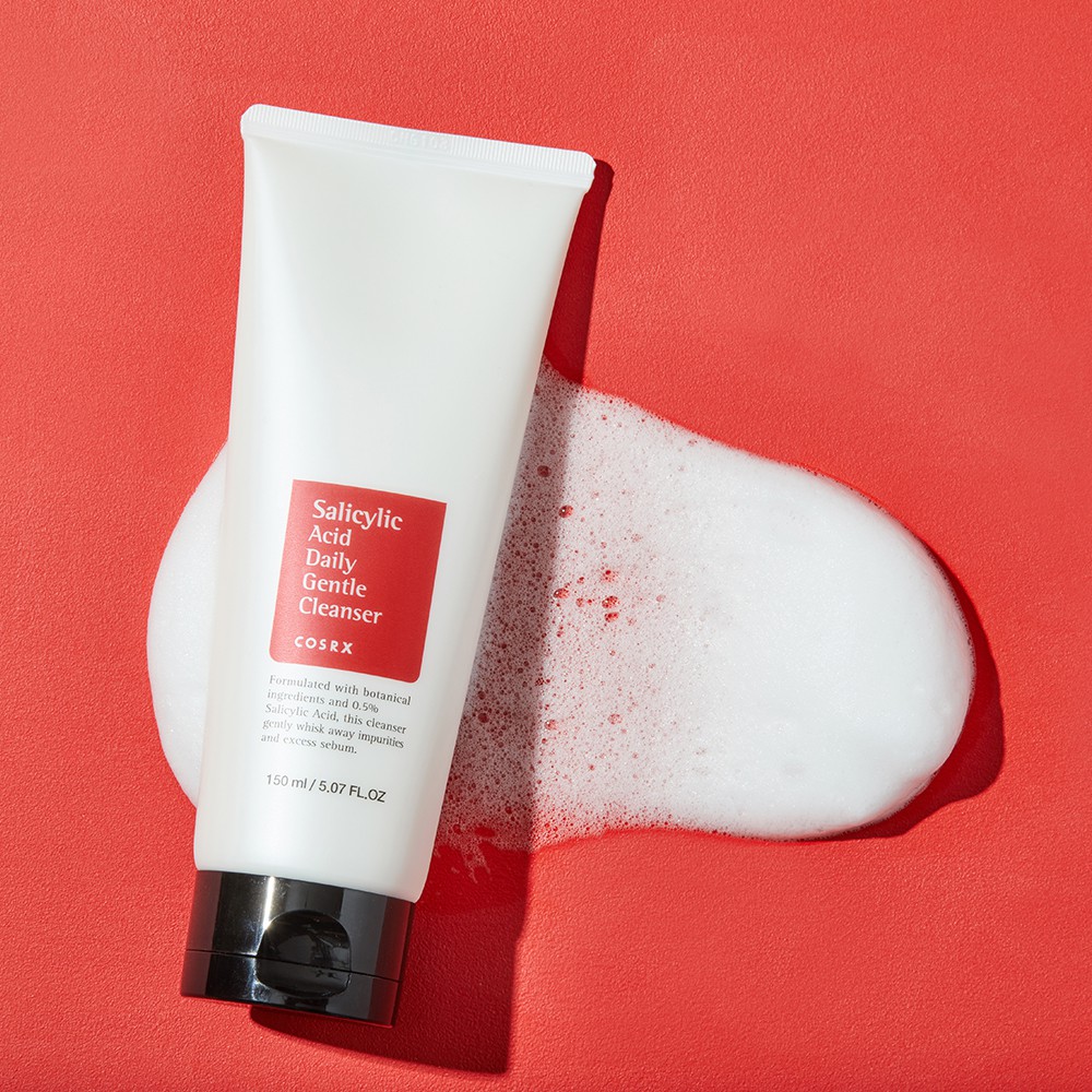 cosrx salicylic acid daily gentle cleanser percentage