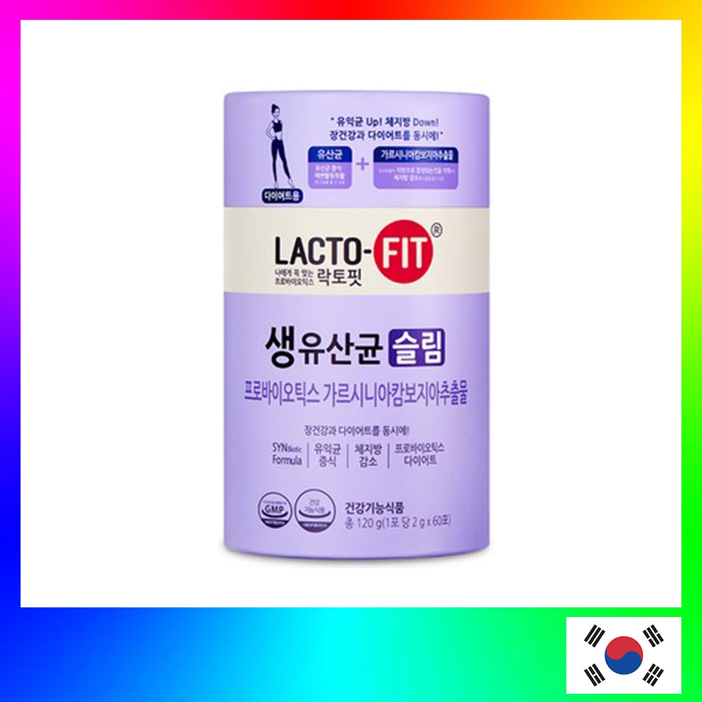 LACTO FIT Probiotics SLIM 2g x 60pcs Immunity Lactobacillus CKD Chong ...
