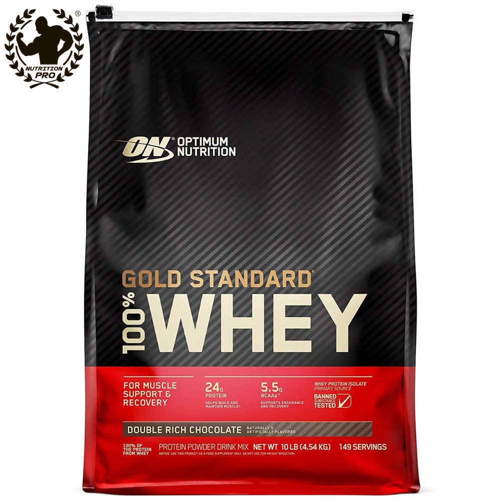 Optimum Nutrition - GOLD STANDARD 100% WHEY PROTEIN (10 LBS) | Shopee