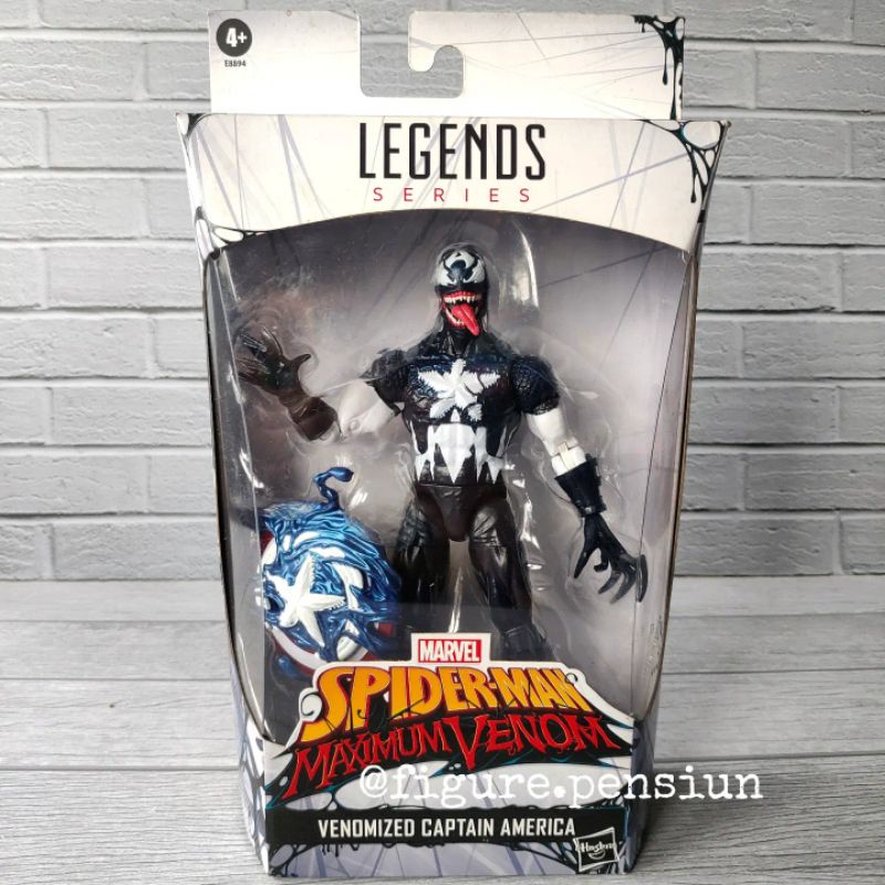 Marvel LEGENDS SERIES SPIDERMAN MAXIMUM VENOM VENOMIZED CAPTAIN AMERICA ...