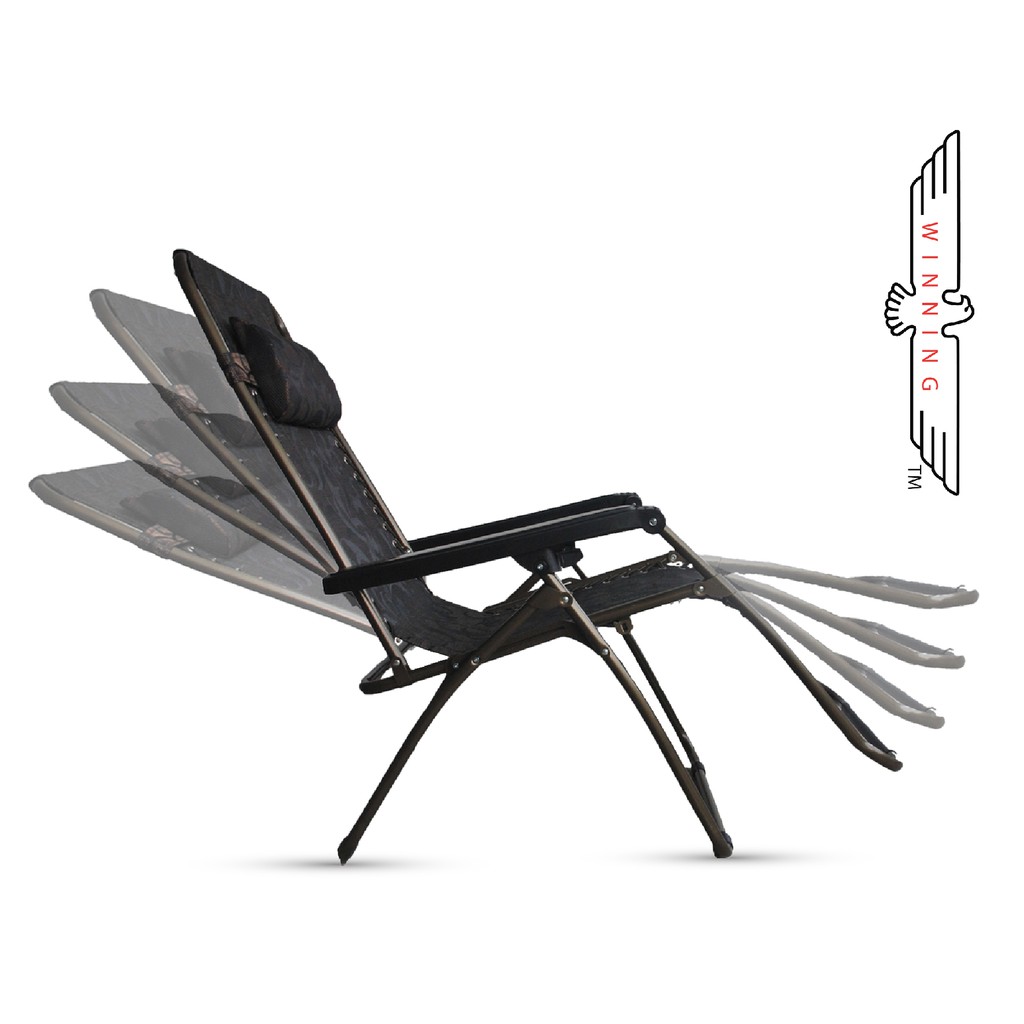 WINNING Foldable Recliner Relax Chair Shopee Singapore