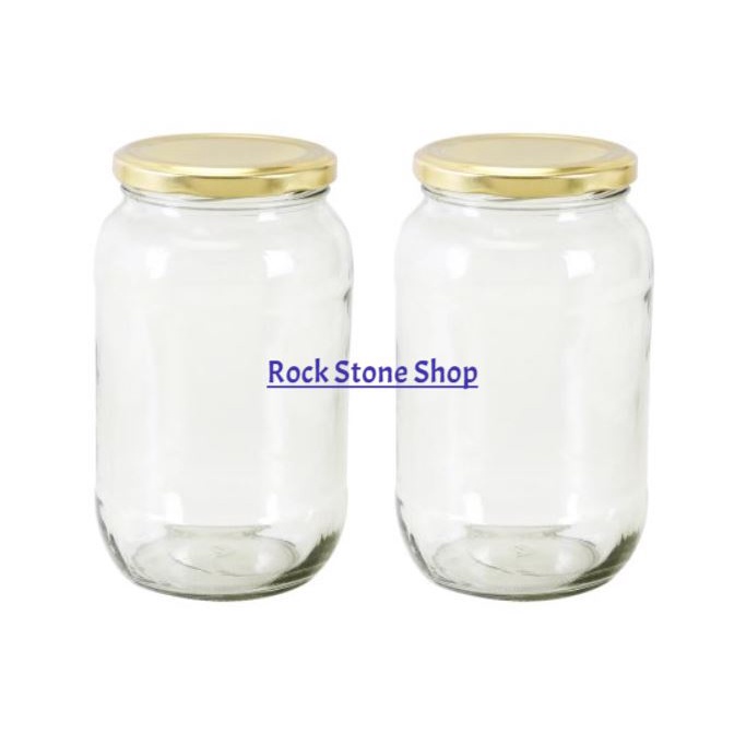 Shop Malaysia 1000ml Round Glass Jar Bottle Air Tight Storage Container For Sweet Spices Door Gift Balang Botol Kaca Bulat 圆形玻璃小罐子 Shopee Singapore