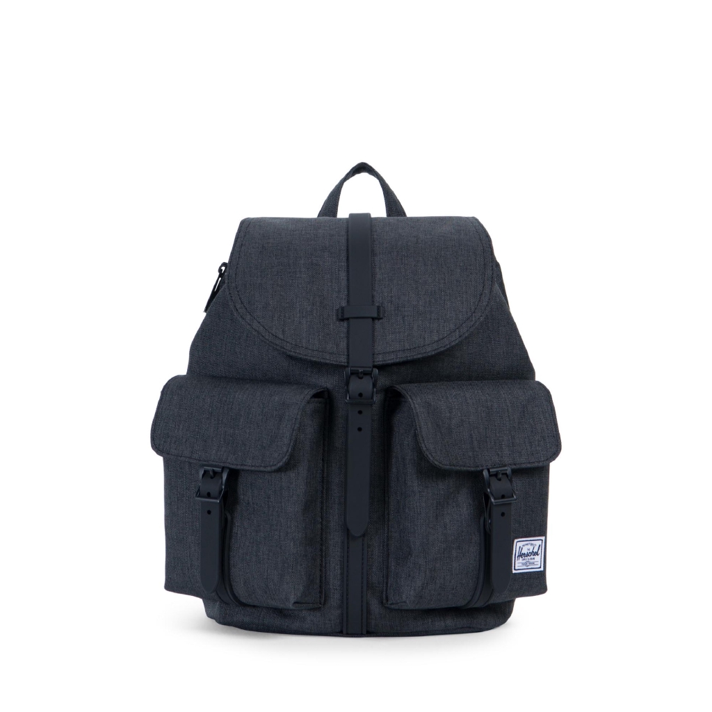 herschel small black backpack