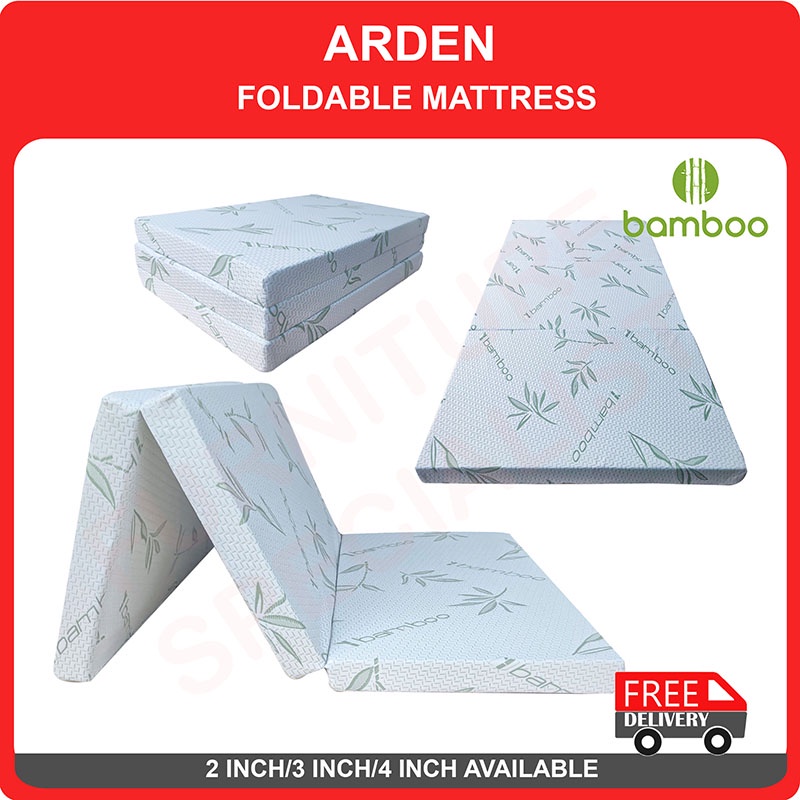 Furniture Specialist Arden Foldable Antistatic Bamboo Foam Mattress