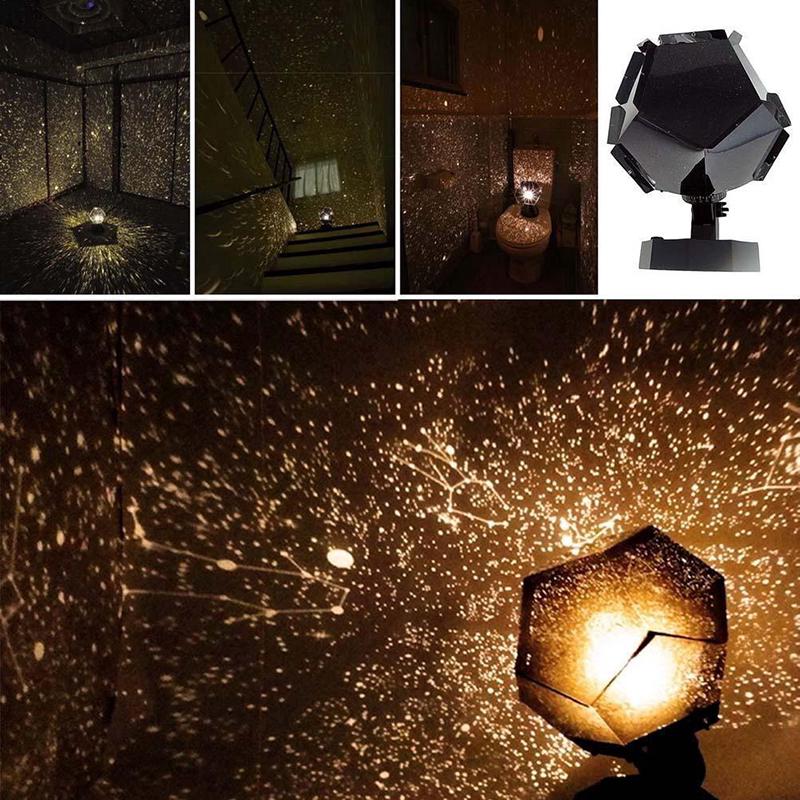 Romantic Led Night Light Start Sky Celestial Projector Lamp Sleep Bedroom Decor