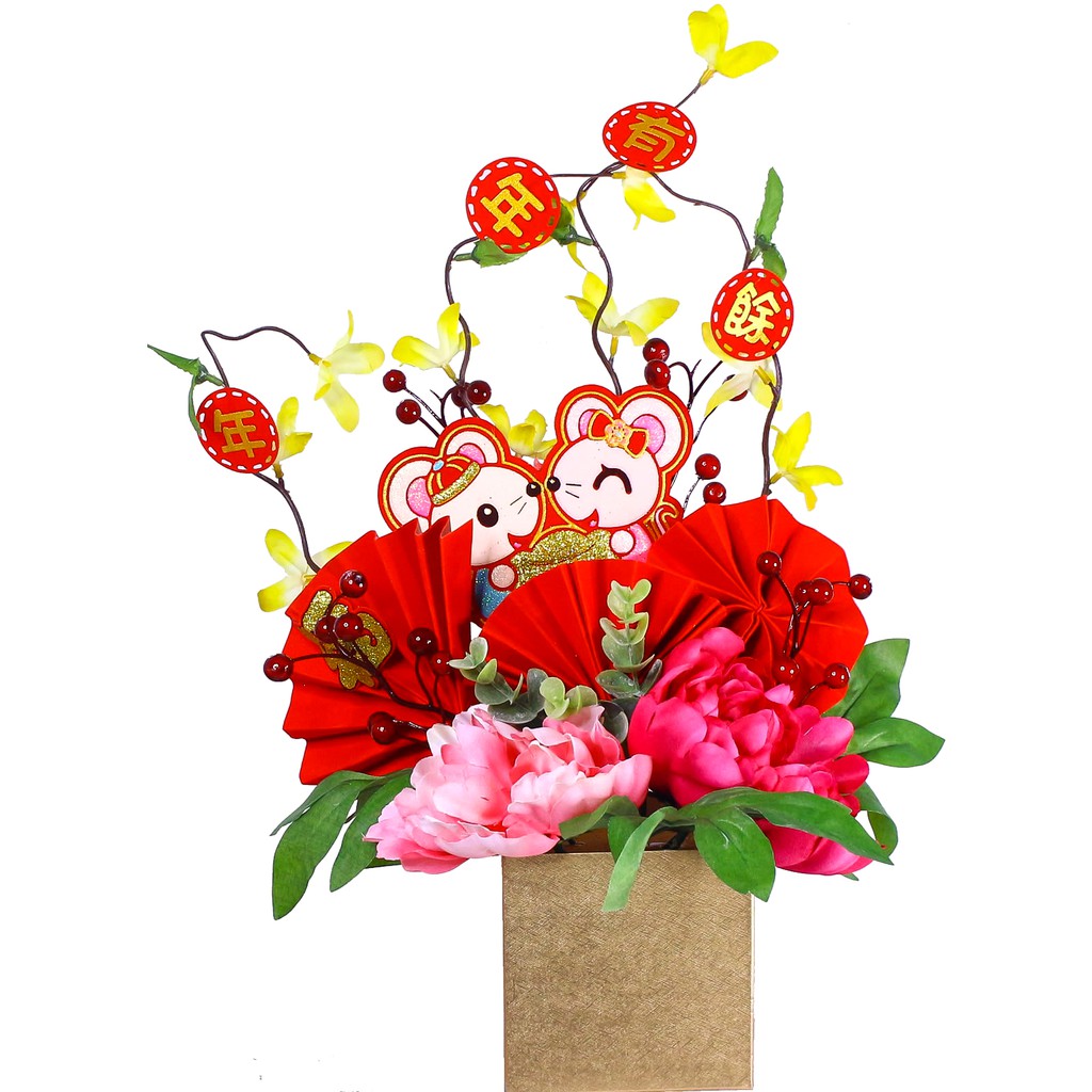 chinese new year flowers arrangement