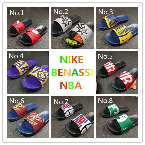red nike mens slides
