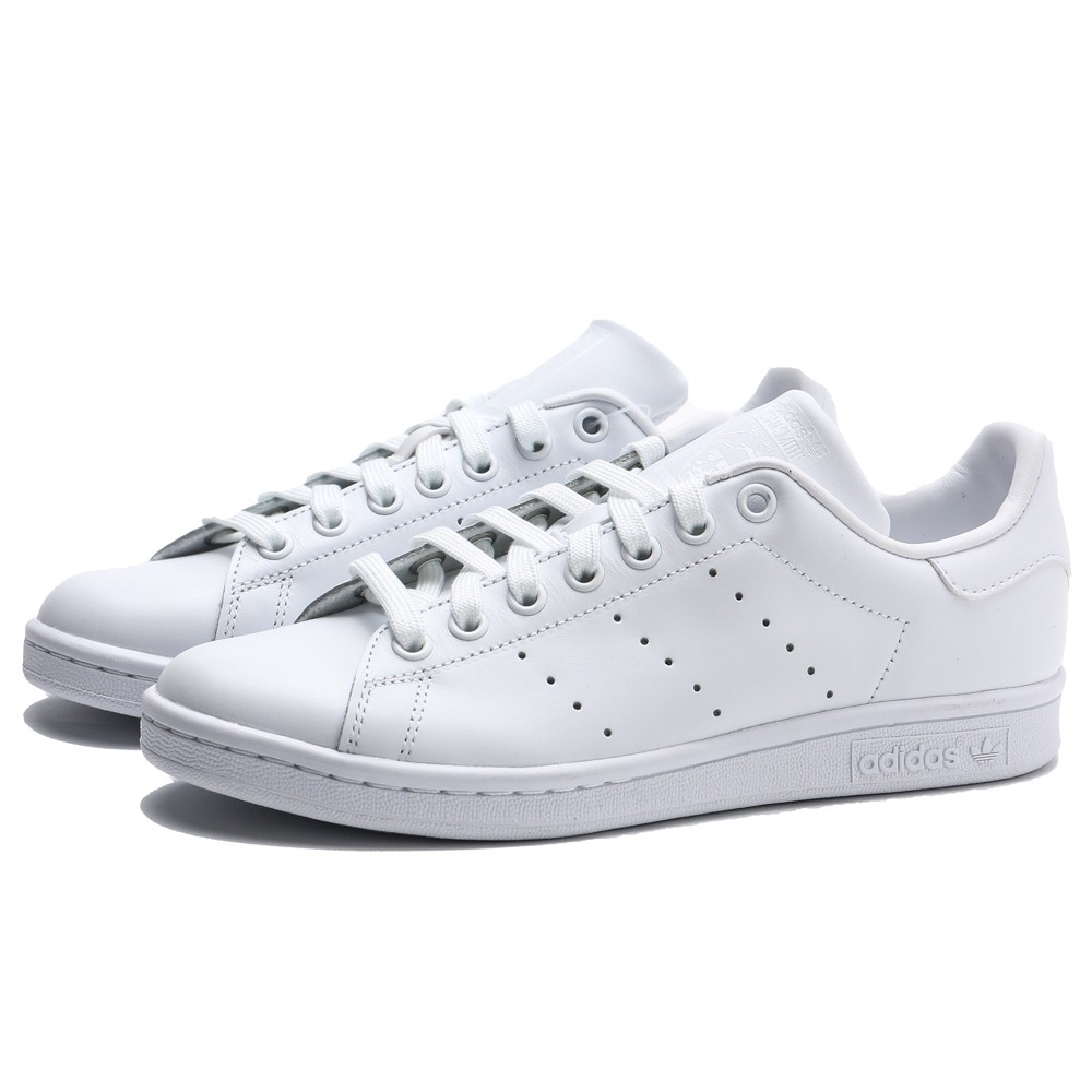 white leather addidas