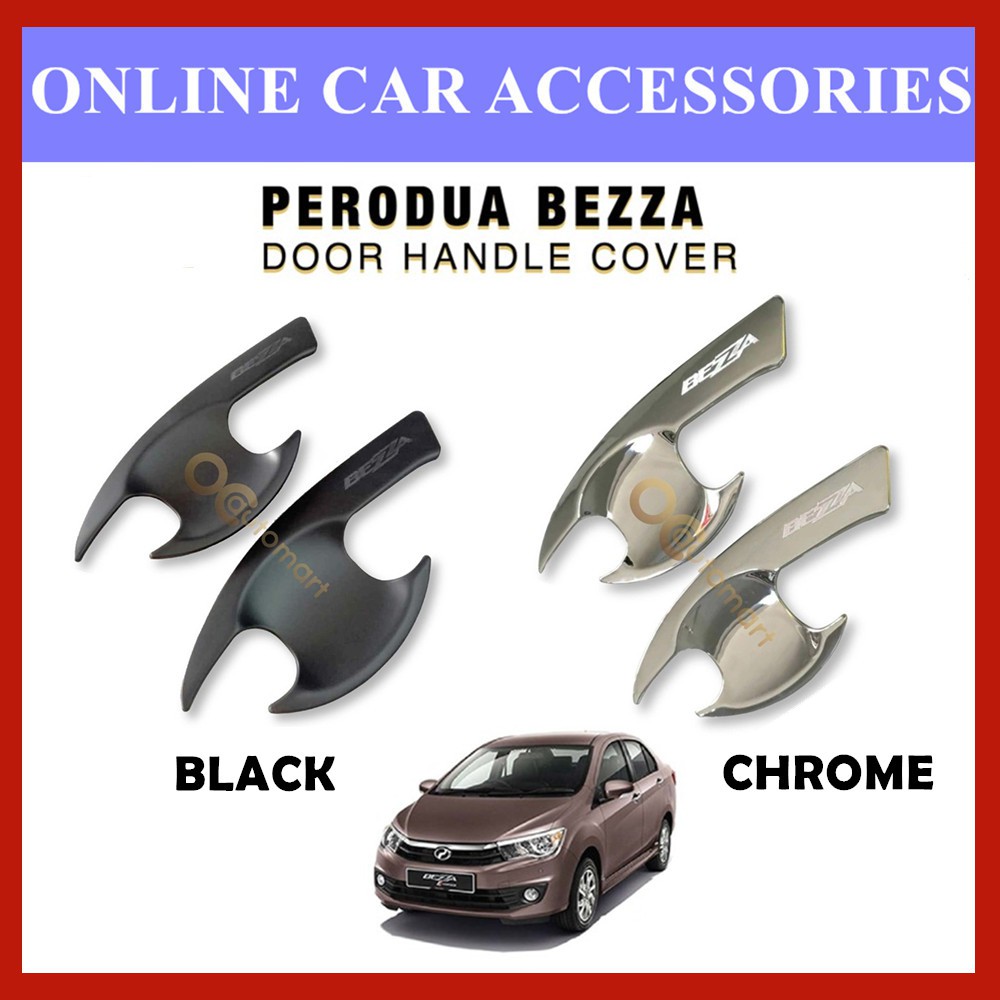 Perodua Bezza Door Handle Inner Bowl Cover Trim Black 