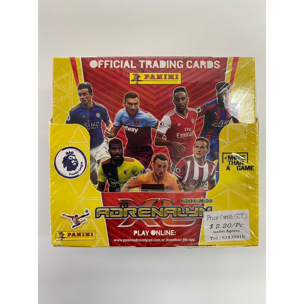 Panini Premier League Trading Card (50 packs per box) Shopee Singapore