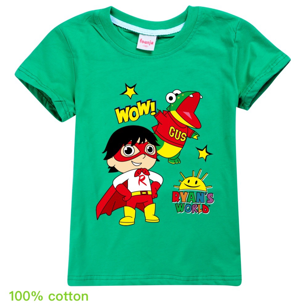 Summer Kids Tee Shirt Top Clothing Ryan 
