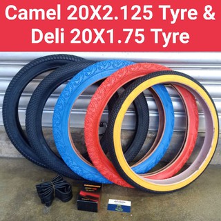 Tyre Tube Kids Bicycle 14 Inci Tayar Tuib Basikal Budak Tire Shopee Singapore