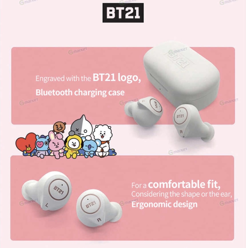 bt21 bluetooth earbuds