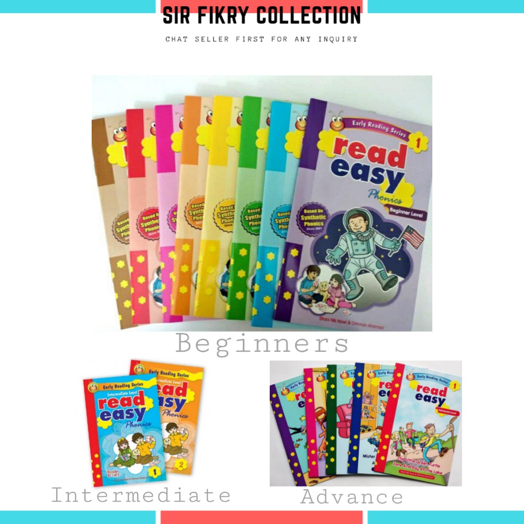 Buku Read Easy Phonics Read Easy Advance Level Read Easy Intermediate Shopee Singapore