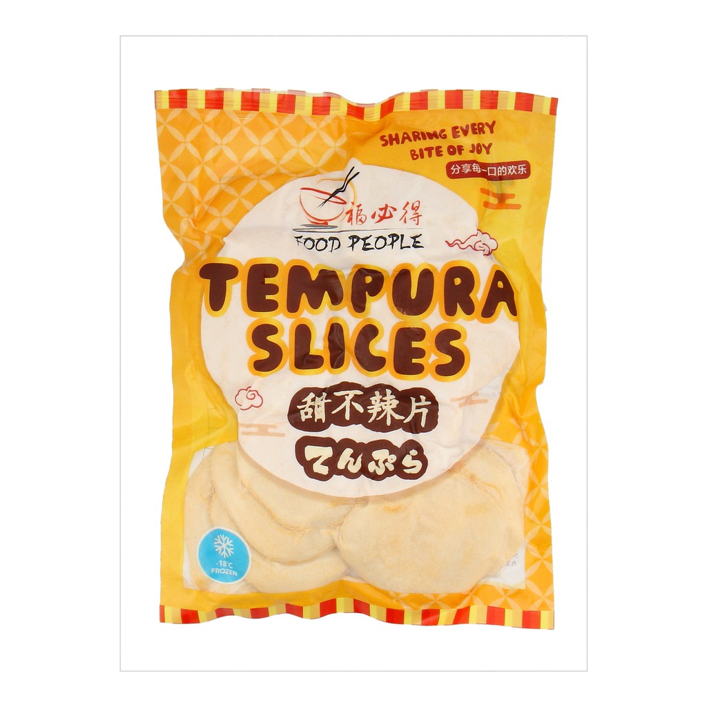 Tf Taiwan Food People Tempura Fishcake Pieces Slices 0 6kg 台湾福必得甜不辣片 By Food People Shopee Singapore