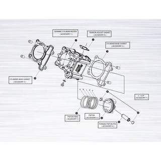 Uma Racing Xpro Ceramic Cylinder Block Kit B Mm X Pro Piston Y Sniper Sniper