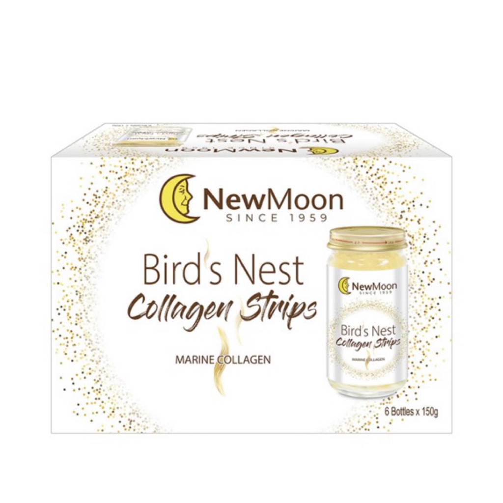 New Moon Bird’s Nest with collagen strips 6s x 150g Shopee Singapore