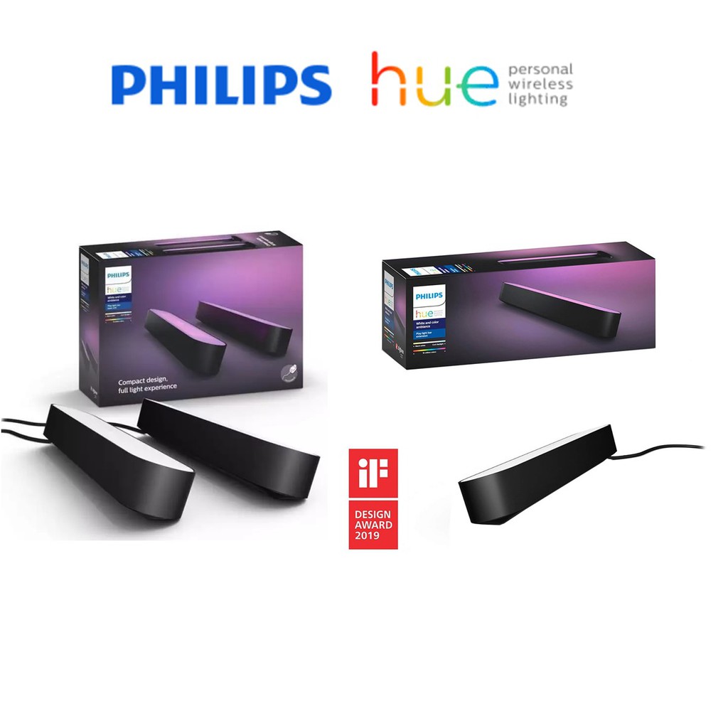Philips Hue Smart Bundle Philips Hue Play 2 Pack Base kit + Philips