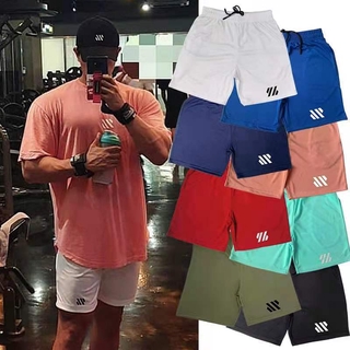Image of Men's quick-drying shorts training fitness sports shorts with pockets M-3XL