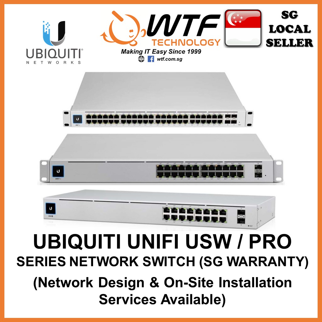 [SG DISTRI WARRANTY] Ubiquiti UBNT UI UniFi USW Pro 16 24 48 Port PoE+