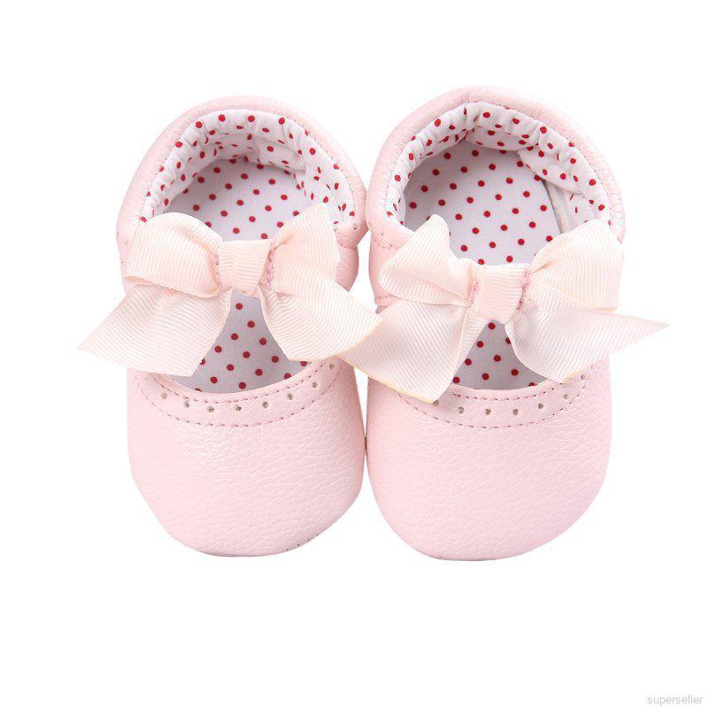 Newborn Baby Moccasin Soft Bottom PU Leather Shoes #6