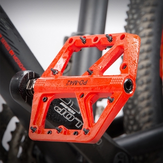 PROMEND Mountain Bike Pedals Cycling 9/16” MTB BMX Lightweight Nylon Fiber Anti-slip Plain Bearing Widen Flat Pedal Bicycle Parts #8