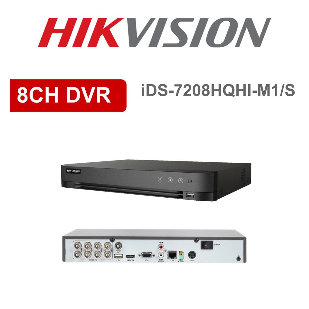 dvr hikvision 8 ch