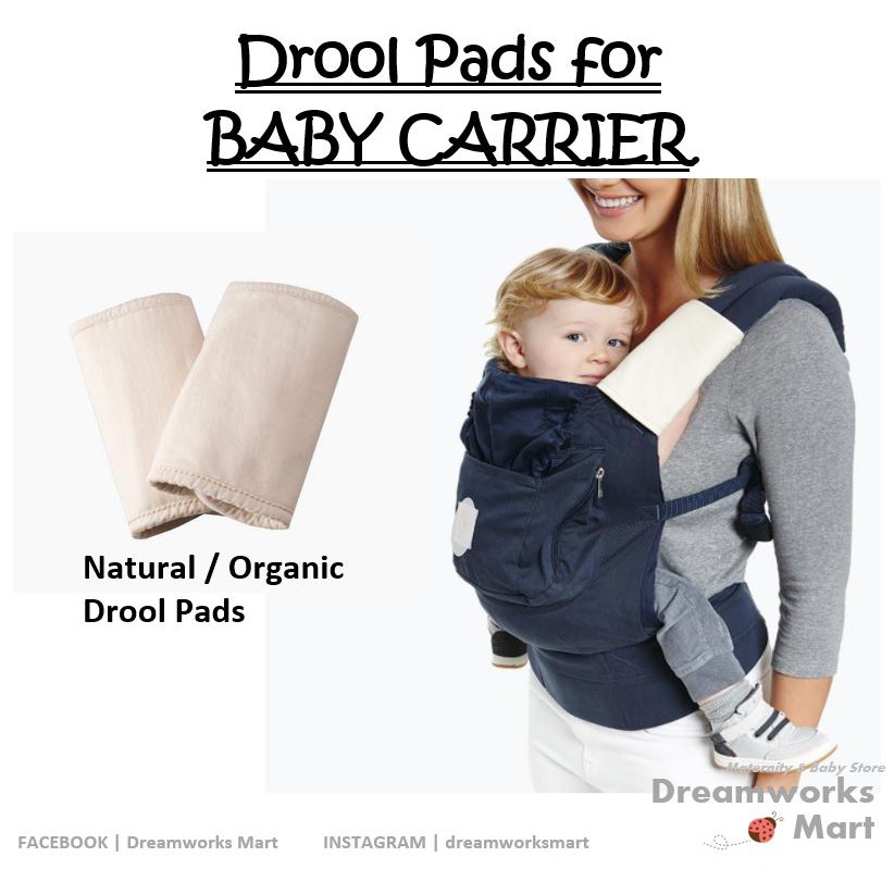 baby carrier dribble pads