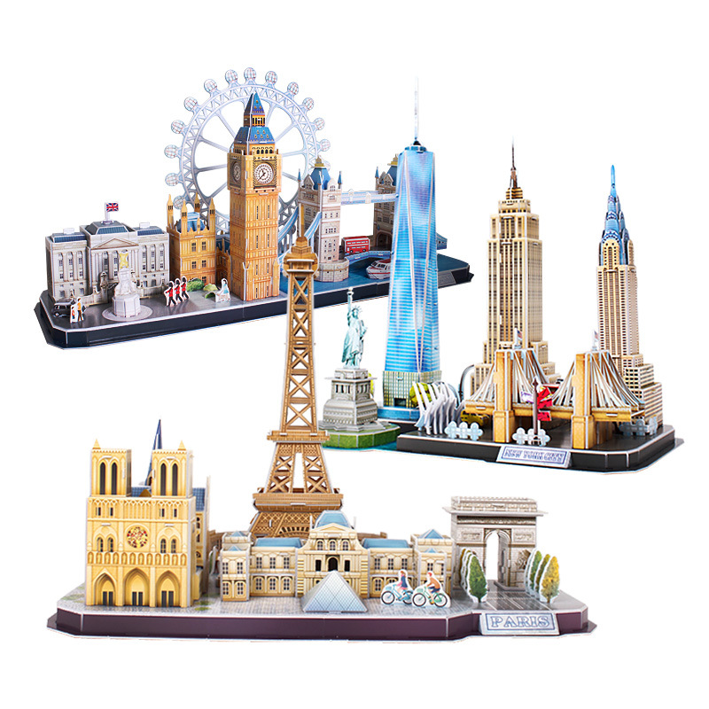 Puzelworx 3D Puzzles for Adult and Kids Paris Model Kit Puzzle Model Buildi