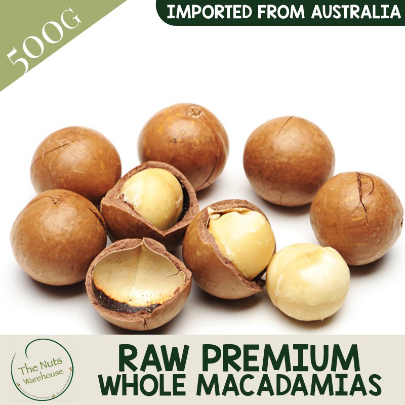 The Nuts Warehouse Raw Premium Macadamias Nuts [500g] Shopee Singapore