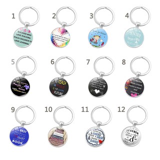 Image of 【Clearance at low prices💥】Teacher's Day Gift Key Ring Glass Cartoon Astronauts Keychain Cute Car Keychains Creative Couple Keychain Ring Pendant Key Chain