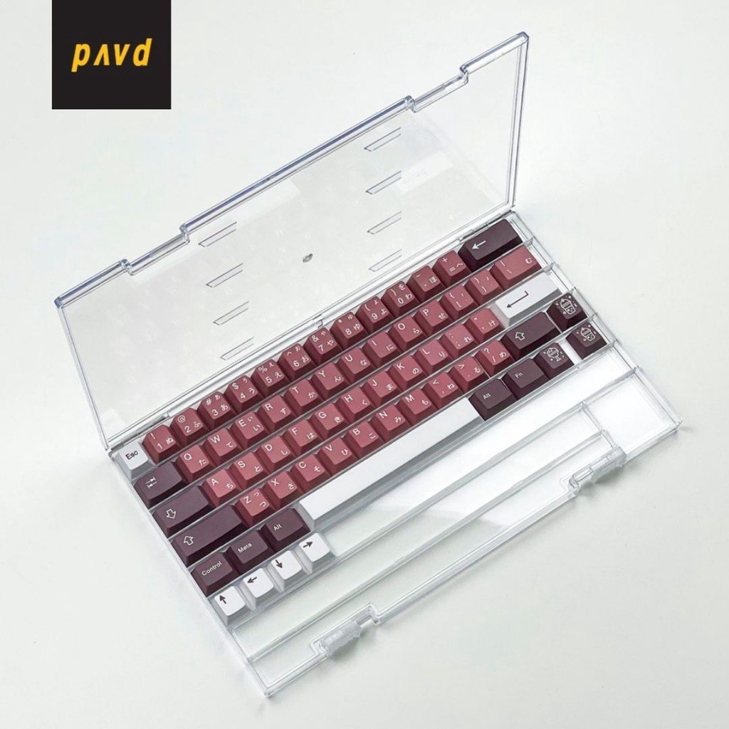[SG Stock] Keycap Storage Box Case Clear Transparent Dustproof
