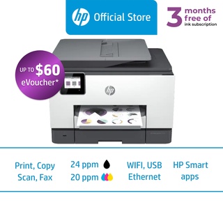 HP OfficeJet Pro 9020e All-in-One Wireless Color Inkjet Printer / Print, Copy, Scan/ ADF / Duplex