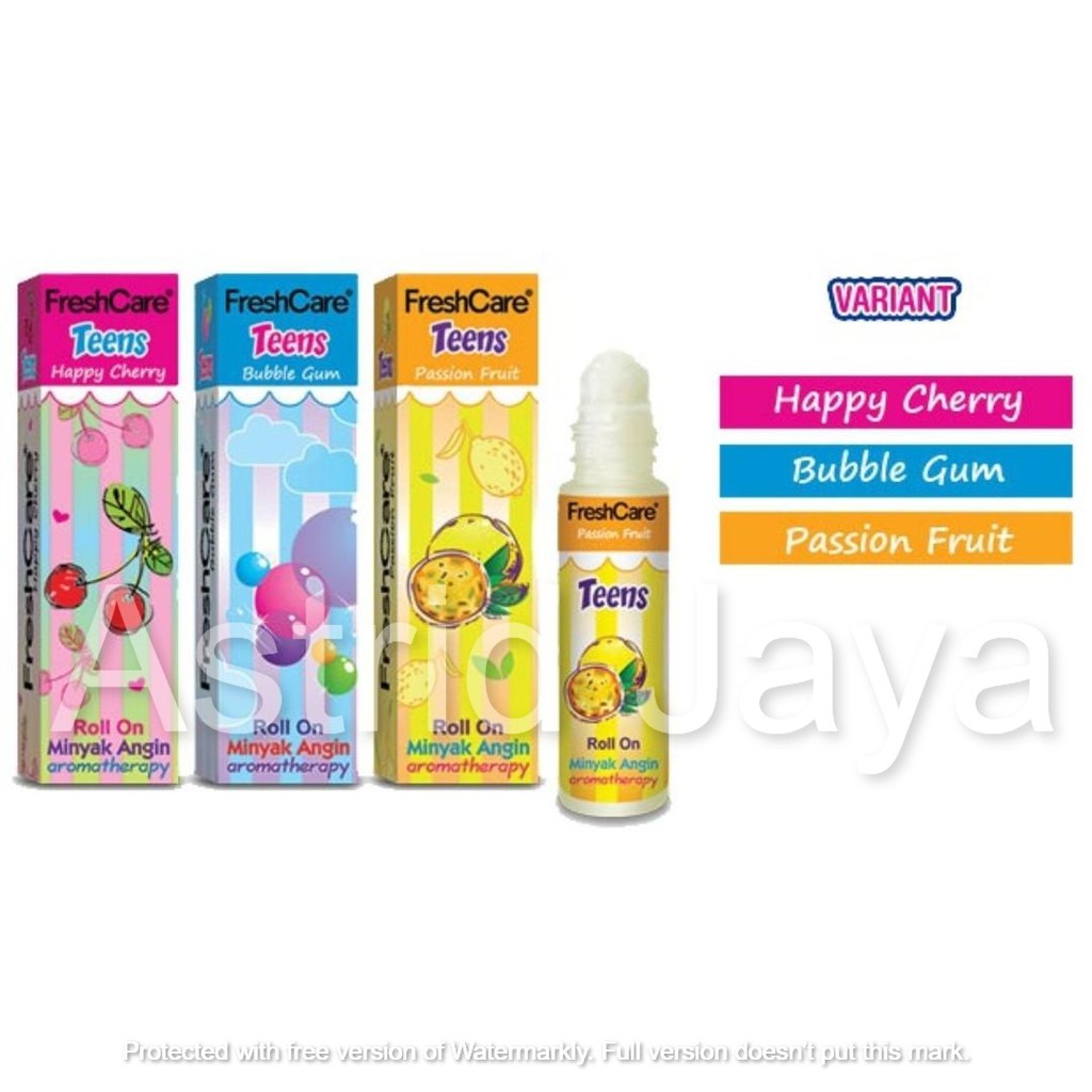 Sg Freshcare Teens Aromatherapy Roll On Minyak Angin Shopee Singapore