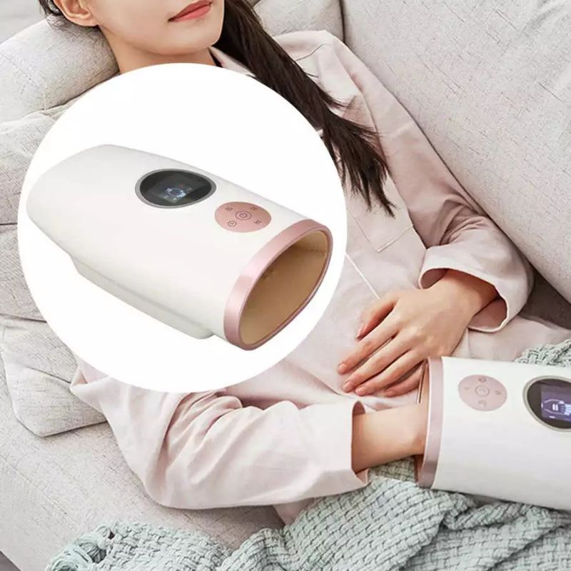 [SG SELLER]Electric Hand Massager Palm Finger Acupoint Wireless Massage with Air Pressure and Heat Compression Best