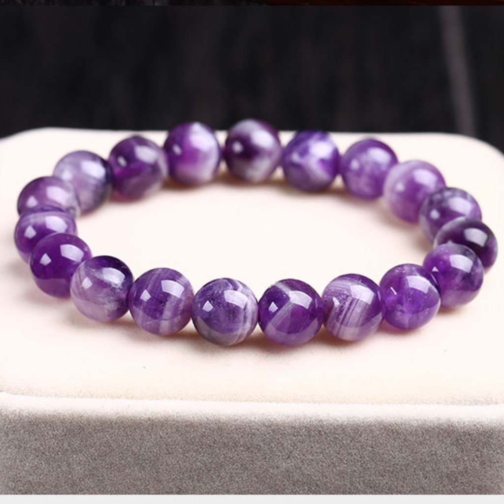 purple crystal bracelet