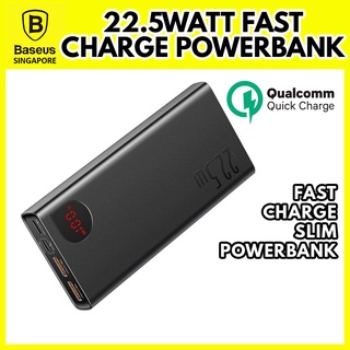 BASEUS Adaman Quick Charger 10000mAh 20000mAh Fast Charge Powerbank 22.5W Portable Charger