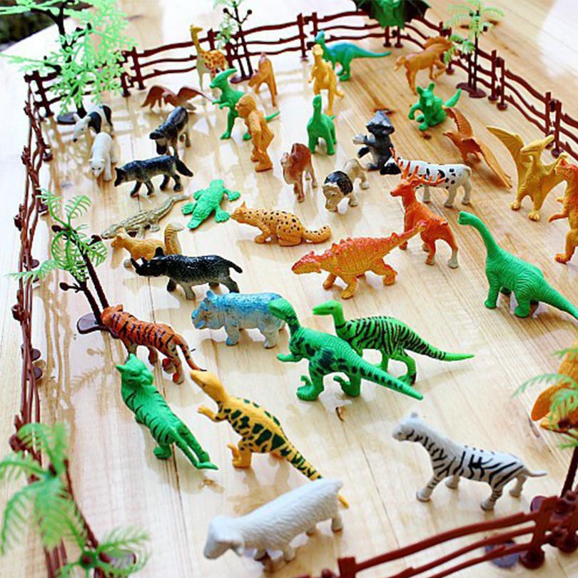 68pcs/set Simulation Zoo Mini Animal Toys for Kids DIY Educational Animals  Toys | Shopee Singapore