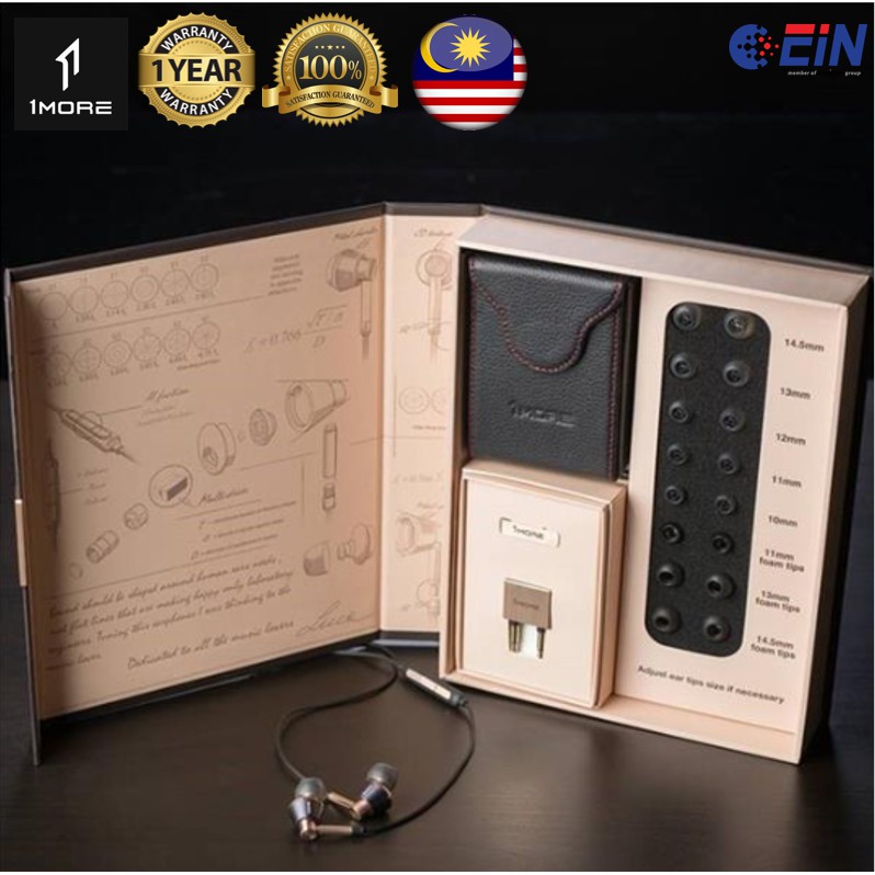 1more dual driver earphones