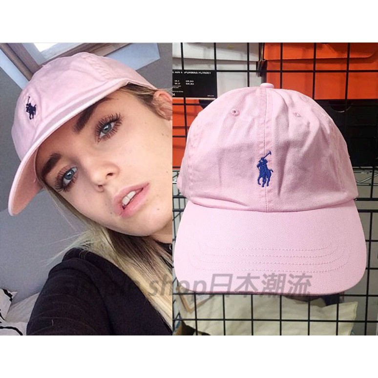 polo ralph lauren pink cap