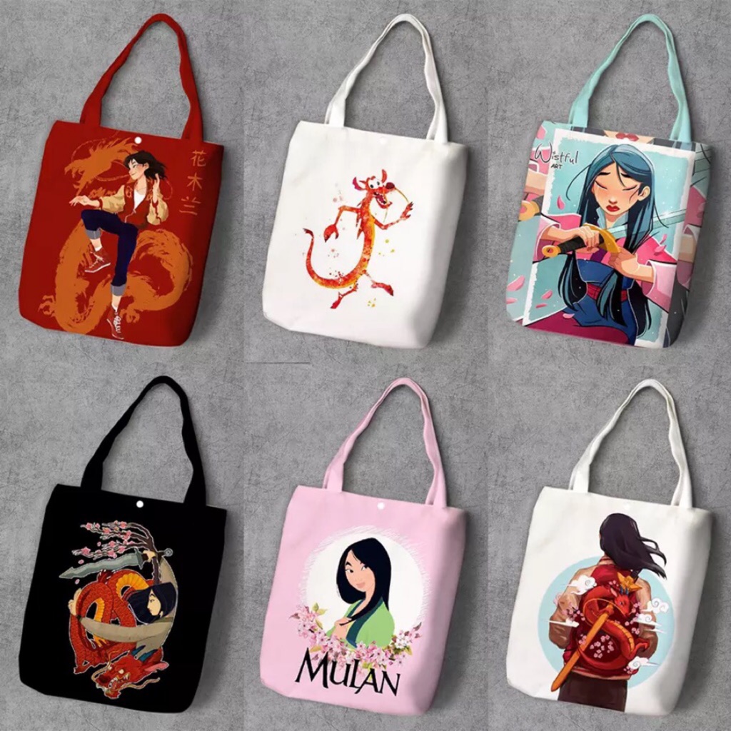 mulan tote bag