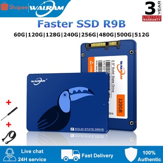 WALRAM R9B SSD 128GB Solid State Drive 2.5 inch SATA3 Slot 512GB 500GB 256GB 240GB 120GB 60GB Internal Solid State Drive For Laptop Desktop Host Computer Hdd SSD