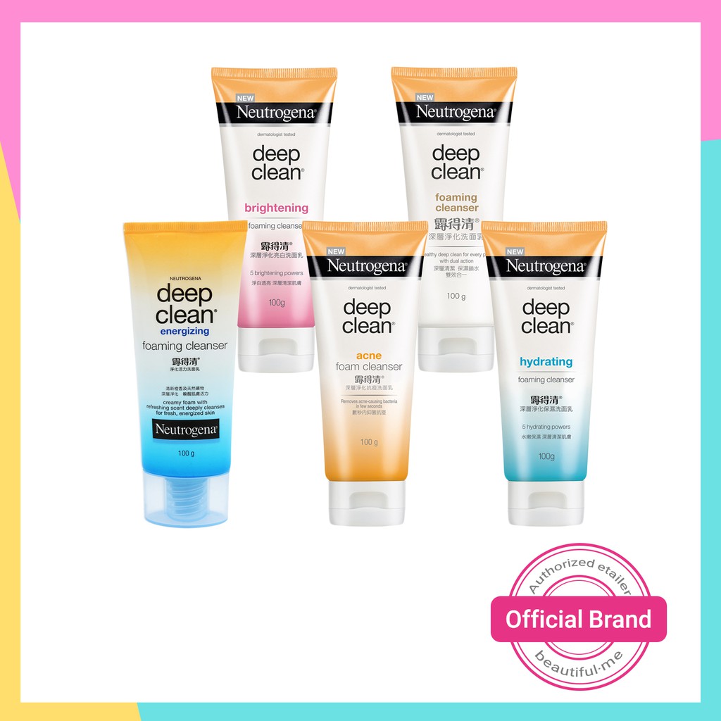 neutrogena deep clean acne foaming cleanser