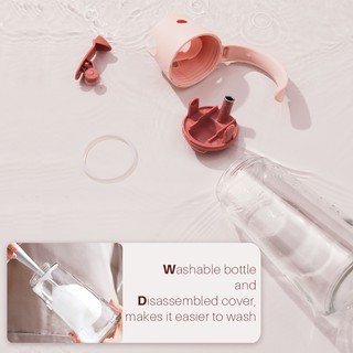 [Upgraded] Kitchen Glass Cooking Oil Bottle Auto Opening Closing Nozzle Oil Dispenser Liquid 650ml #6