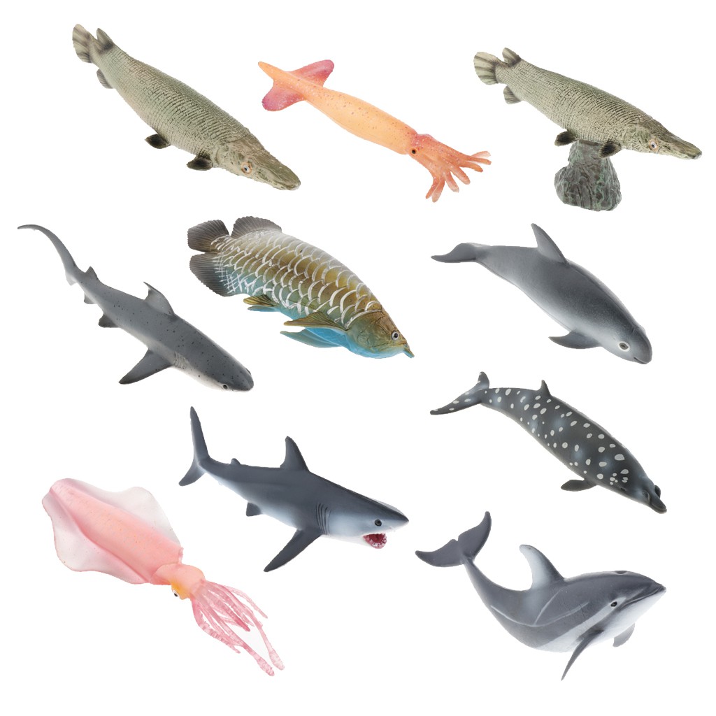 ocean animal figurines