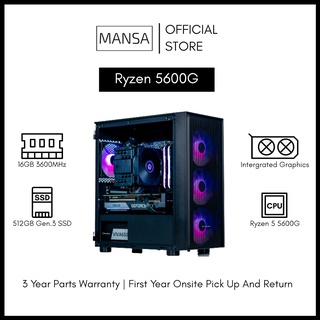 Mansa AMD Ryzen 5 5600G Entry Gaming Desktop