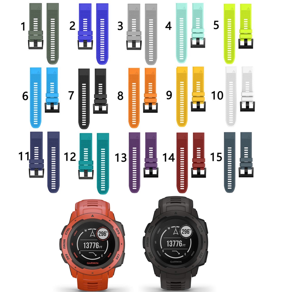 garmin instinct band width