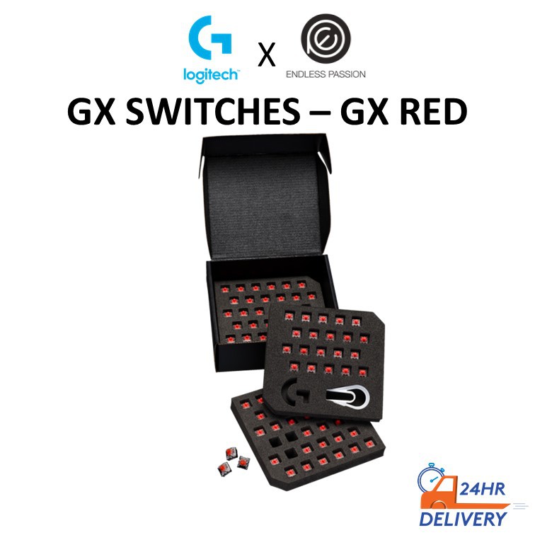 Logitech G Pro X Mechanical Gaming Keyboard Switch Kit (GX RED Linear