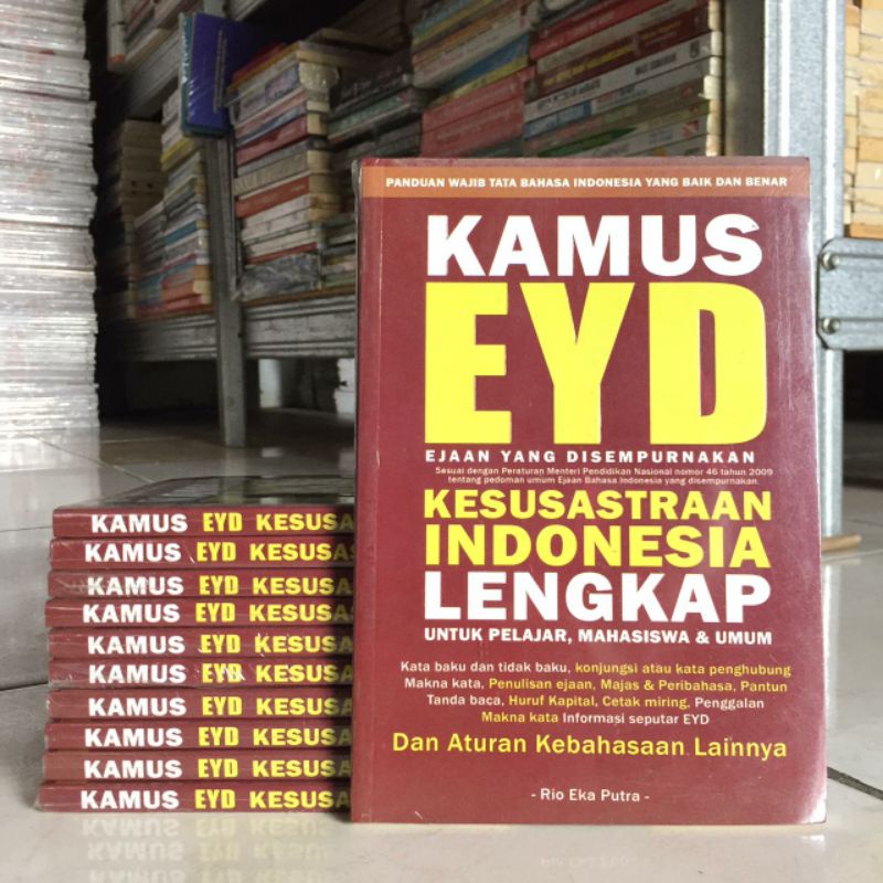 Complete Indonesia Eyd Cassastraan Dictionary Rio Eka Putra Shopee Singapore